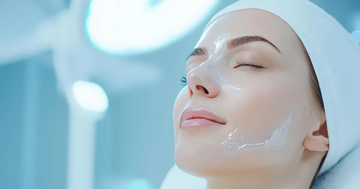 Women receiving glass facial in Ottawa ON, K1Y