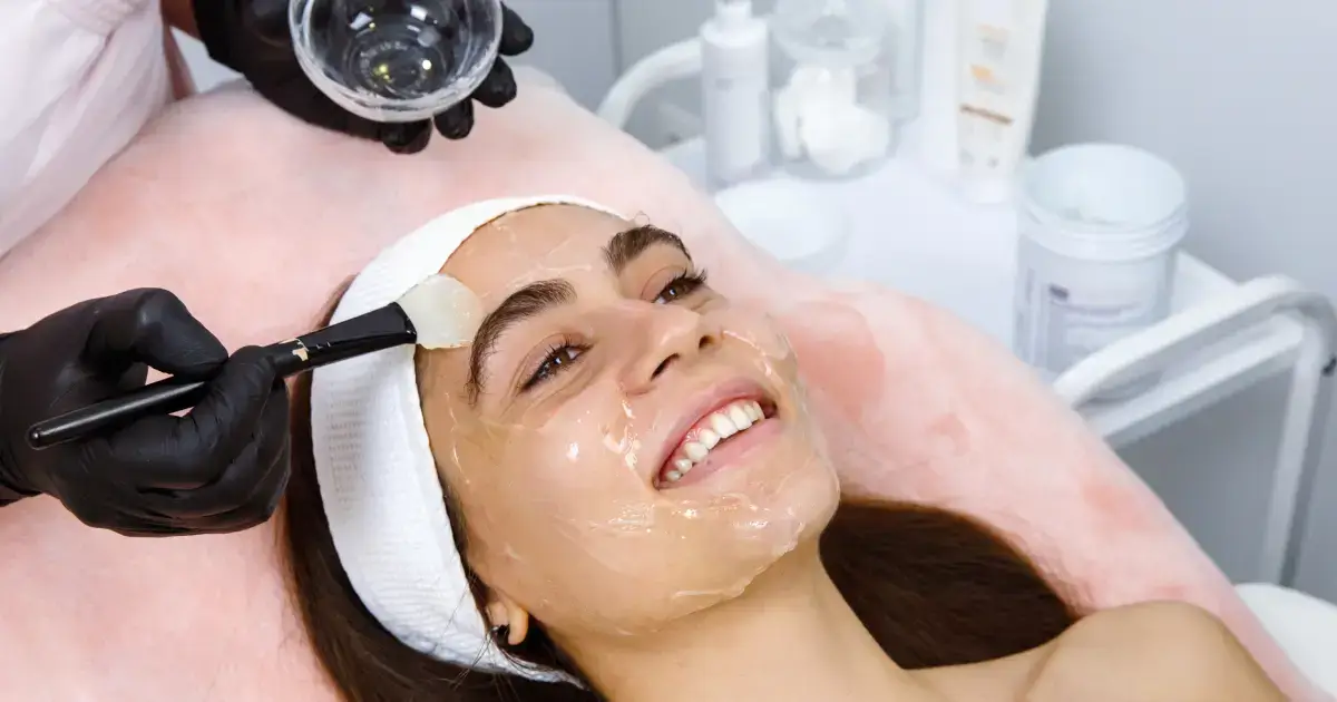 Woman Receiving Chemical Peels In Ottawa