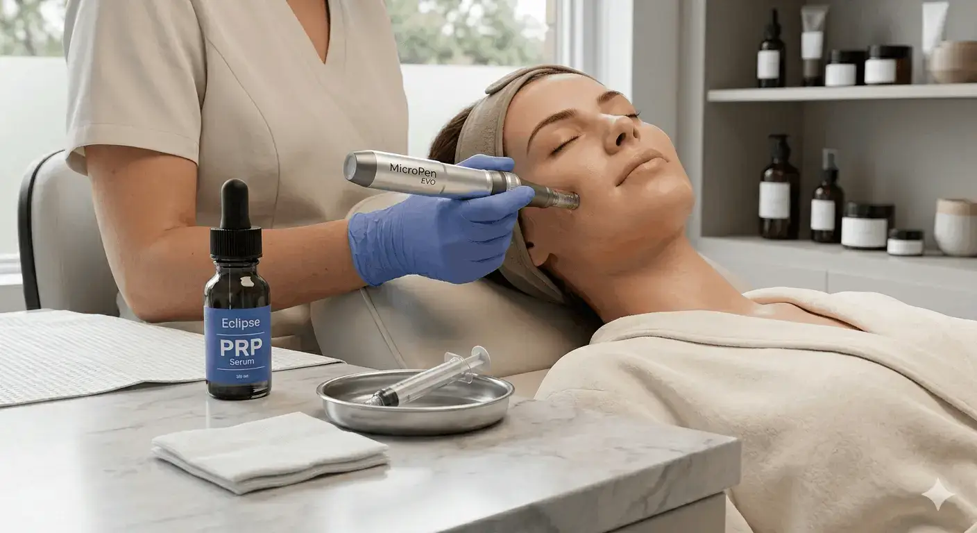 Eclipse MicroPen EVO Combining Microneedling with PRP and Serums for Next-Level Skin Rejuvenation